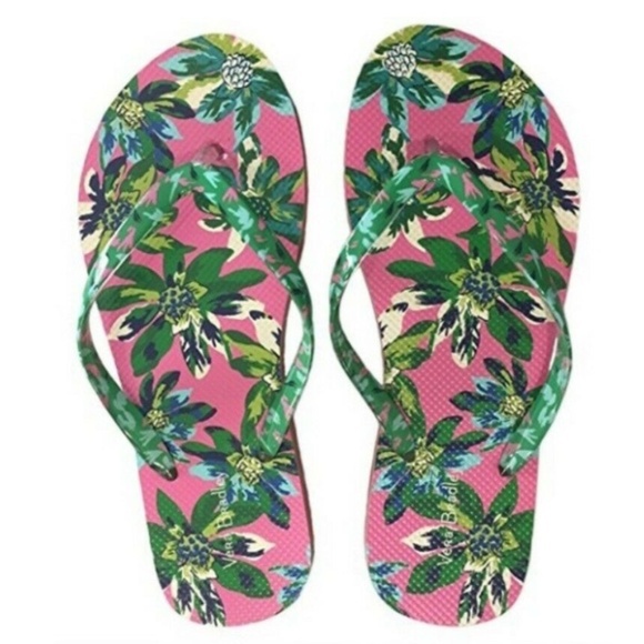 Vera Bradley Shoes - EUC Vera Bradley Flip Flop Tropical Paradise Size Large 9 to 10